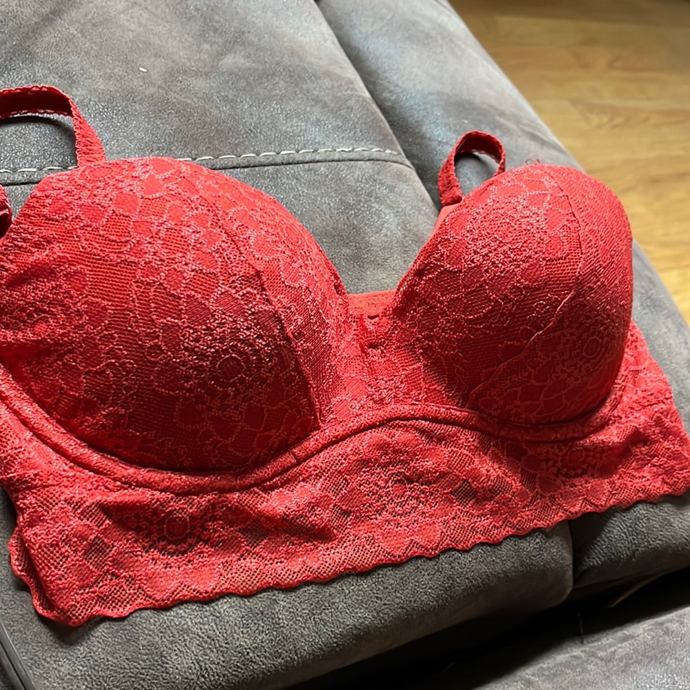 Pink Victoria’s Secret bralette
